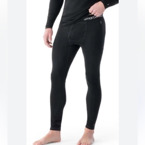 SMARTWOOL MERINO 150 BASE LAYER BOTTOM MENS MEDIUM BLACK - Picture 1 of 12